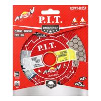 Алмазный диск для реза и шлифования P.I.T. ACTW11-0125A Ø125mm