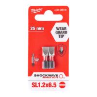 Бита Milwaukee 4932430903 Shockwave SL1,2x6,5 (2 шт.)