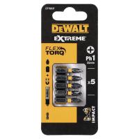Биты DeWALT DT7993T EXTREME FlexTorq PH1 25mm (5 шт)