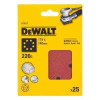 Шлифлист DeWALT DT3017 115x140mm G220 (25 шт.)
