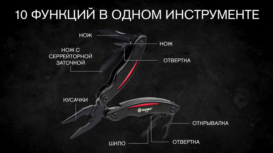 Мультитул Ganzo G109 Мультитул Ganzo G109
