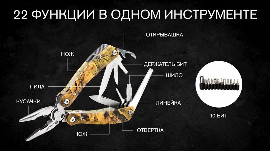Мультитул Ganzo G2016-P Мультитул Ganzo G2016-P